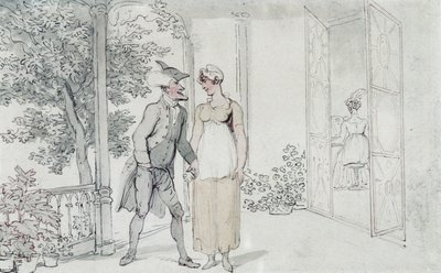 Amorous Attentions, c.1800 by Thomas Rowlandson